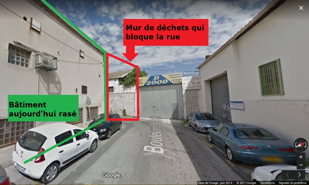 Boulevard de Vintimille bouché-Marseille-Déchets-Marseillais-Google Street View_2017_Cedric STANGHELLINI-DR Boulevard De Vintimille Bouché Marseille Déchets Marseillais Google Street View 2017 Cedric Stanghellini Dr