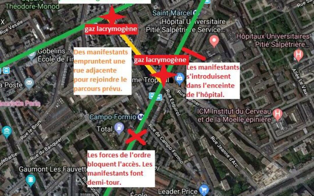 "Attaque", "intrusion" ou mise à l'abri ? Notre récit du 1er mai à la Pitié-Salpêtrière