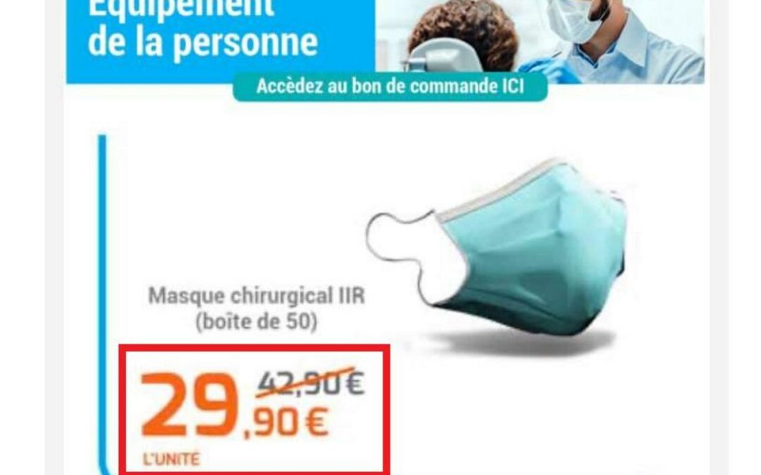 95 centimes le masque chirurgical : "En février dernier, c'était 7 centimes !", dénoncent des médecins