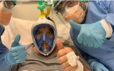 Oui, des masques de plongée Decathlon servent bien de respirateurs en Italie