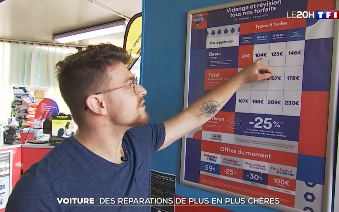 Réparation de sa voiture : la facture est salée