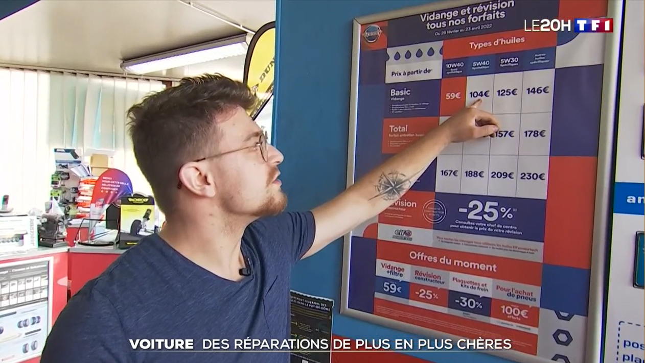 Garagiste TF1 Clermont Ferrand - 20 aout 2022 - Cedric STANGHELLINI Aurelien FLAMENT