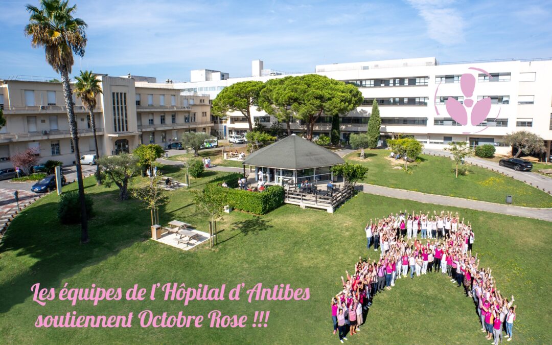 Octobre Rose : l'Hôpital d'Antibes mobilisé