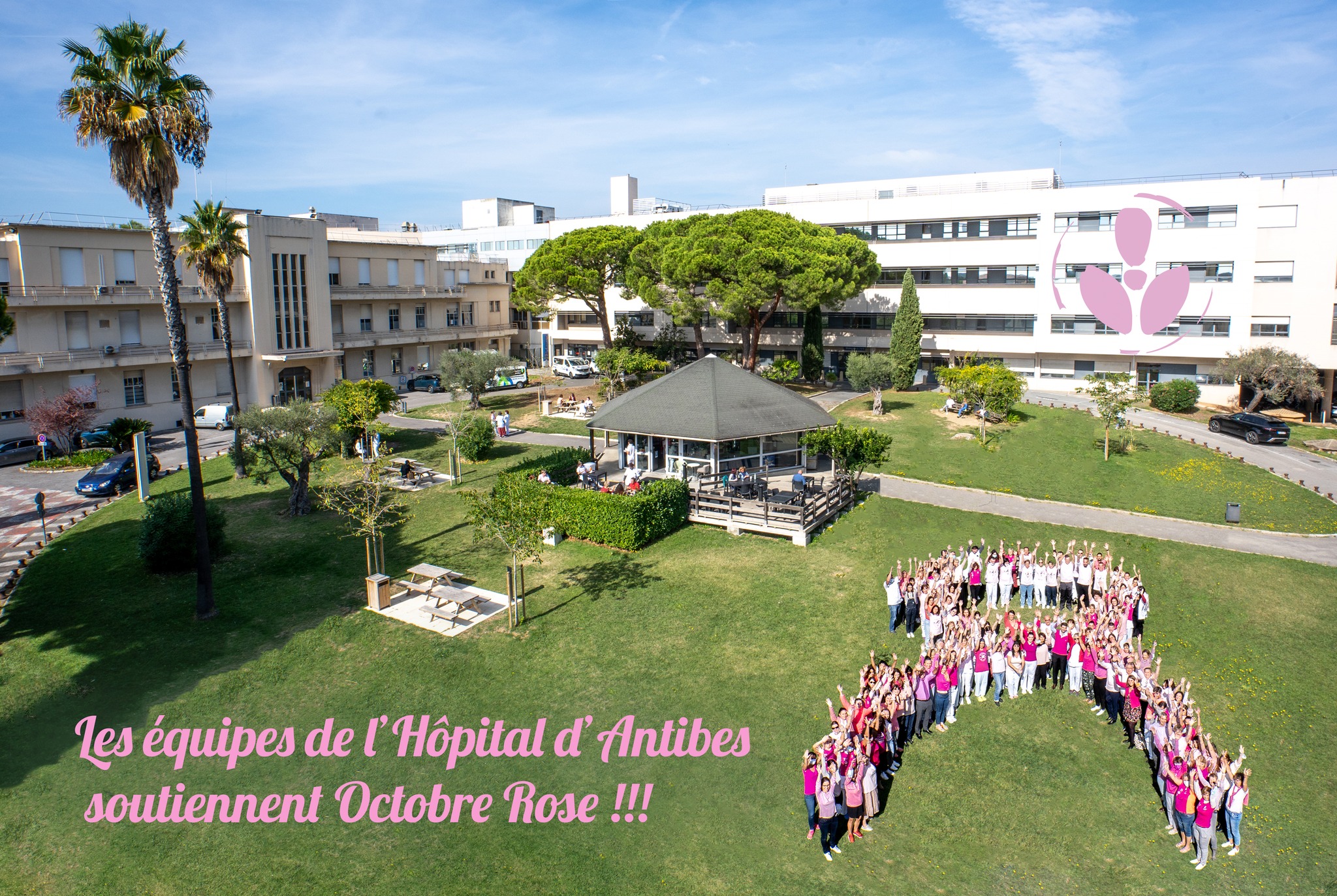 Octobre Rose Hopital Antibes STANGHELLINI CEDRIC